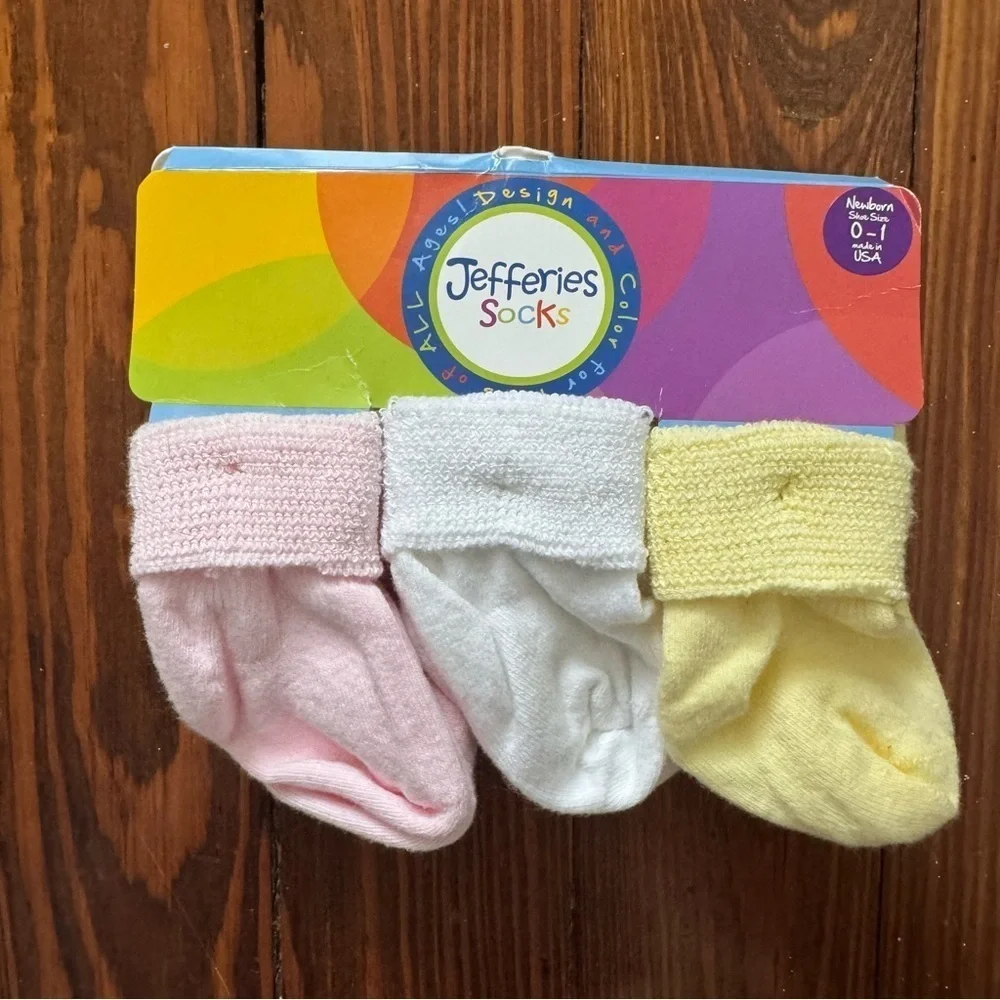 Jefferies Socks Classic Baby Bootie Turn Cuff Socks 6 Pair Pack
